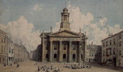 Sessions House and Market, Lancaster by William Westall